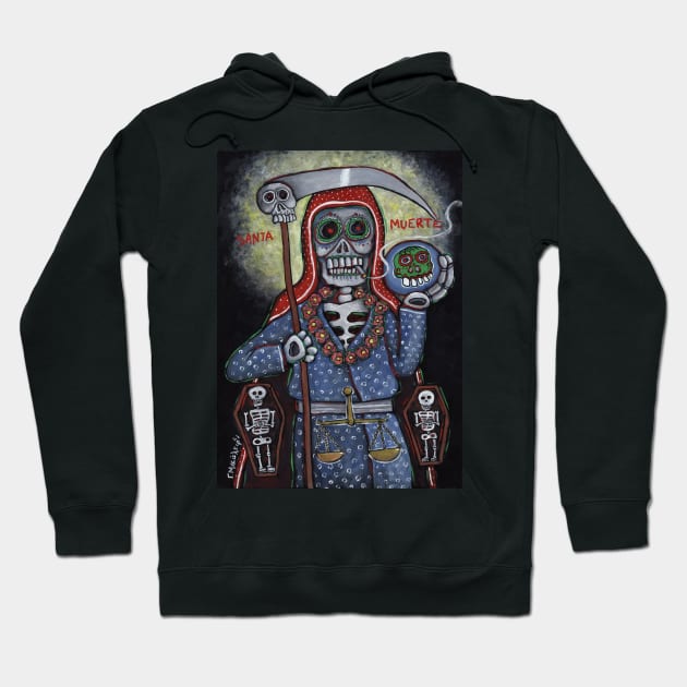 Nuestra Señora de la Santa Muerte Hoodie by micalef